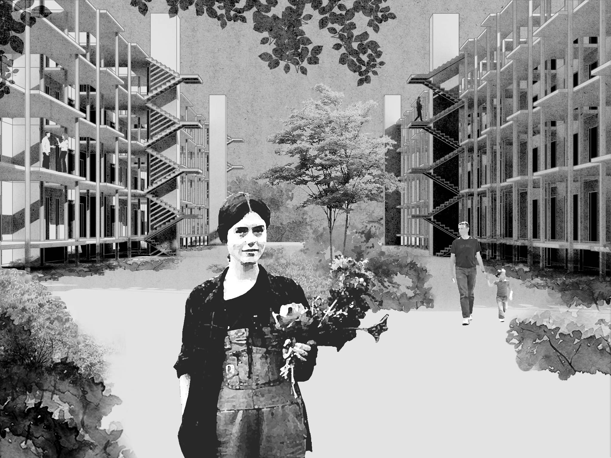 Studio Städtebau Collage - Hubert Matthaeus Pfaffenbichler.